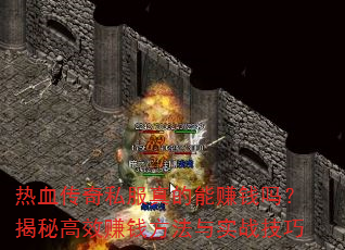 ��Ѫ����˽�������׬Ǯ�𣿽��ظ�Ч׬Ǯ������ʵս����