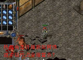 ��Ѫ�ϻ���������ο��ٳ弶��ռȫ����ɱ��