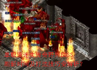 ��ְҵ��ʧ����Ұ��BOSSˢ��ʱ�估�򷨼���ȫ������