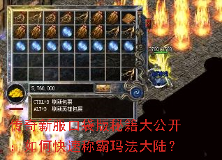 传奇新服口袋版秘籍大公开:如何快速称霸玛法大陆? 传奇新服口袋版秘籍大公开:如何快速称霸玛法大陆?