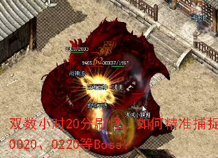 ˫��Сʱ20��ˢ�֣���ξ�׼��׽0020��0220��Boss��
