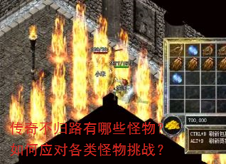 传奇不归路有哪些怪物?如何应对各类怪物挑战? 传奇不归路有哪些怪物?如何应对各类怪物挑战?