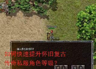 如何快速提升怀旧复古传奇私服角色等级? 如何快速提升怀旧复古传奇私服角色等级?