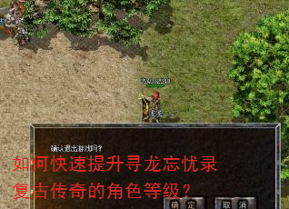 如何快速提升寻龙忘忧录复古传奇的角色等级? 如何快速提升寻龙忘忧录复古传奇的角色等级?