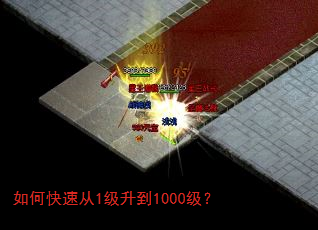 如何快速从1级升到1000级? 如何快速从1级升到1000级?