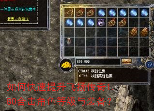 如何快速提升飞扬传奇1.80合击角色等级与装备? 如何快速提升飞扬传奇1.80合击角色等级与装备?
