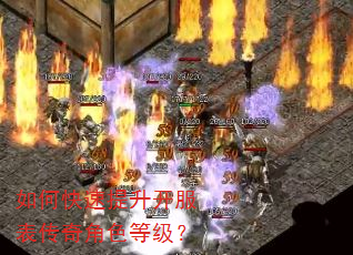 如何快速提升开服表传奇角色等级? 如何快速提升开服表传奇角色等级?