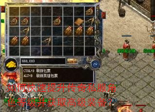 如何快速提升传奇私服角色等级并获取高级装备? 如何快速提升传奇私服角色等级并获取高级装备?