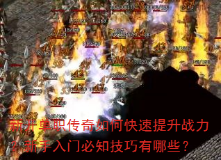 新开单职传奇如何快速提升战力?新手入门必知技巧有哪些? 新开单职传奇如何快速提升战力?新手入门必知技巧有哪些?