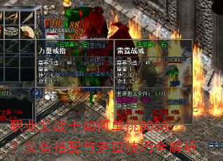 ְҵװսʿ��ε���BOSS��װ����������λ����ȫ����