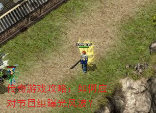 传奇游戏攻略:如何应对节目组曝光风波? 传奇游戏攻略:如何应对节目组曝光风波?