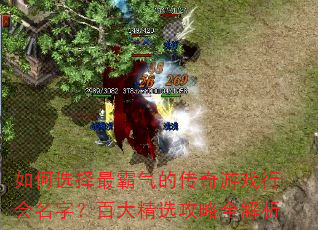 如何选择最霸气的传奇游戏行会名字?百大精选攻略全解析 如何选择最霸气的传奇游戏行会名字?百大精选攻略全解析