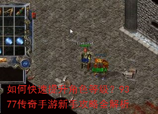 如何快速提升角色等级?9377传奇手游新手攻略全解析 如何快速提升角色等级?9377传奇手游新手攻略全解析